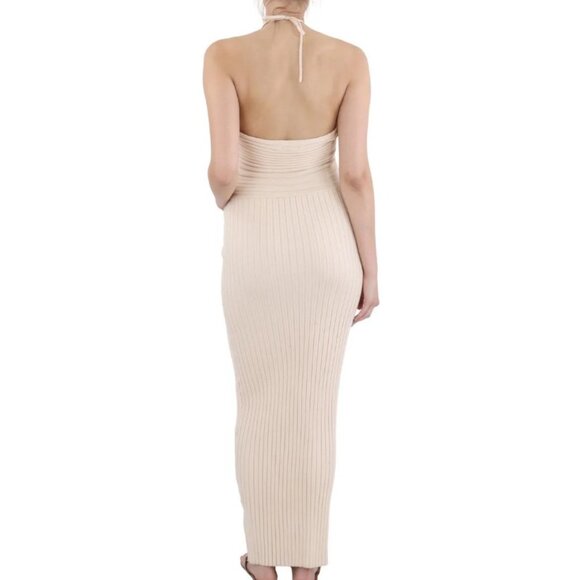 Koko + Mason Keyhole Halter Maxi Dress - Picture 7 of 7